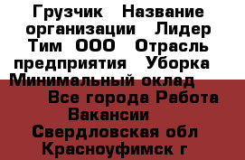 Грузчик › Название организации ­ Лидер Тим, ООО › Отрасль предприятия ­ Уборка › Минимальный оклад ­ 28 900 - Все города Работа » Вакансии   . Свердловская обл.,Красноуфимск г.